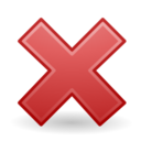 Dialog close icon