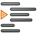Format indent more icon