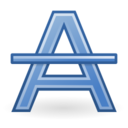 Format text strikethrough icon