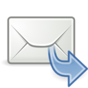 Mail forward icon