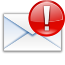 Mail mark important icon
