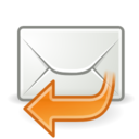 Mail reply sender icon
