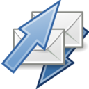 Mail send receive icon