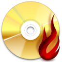 Media optical burn icon