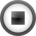 Media playback stop icon