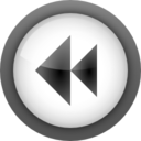 Media seek backward icon