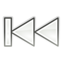 Media skip backward icon