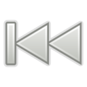 Media skip backward icon
