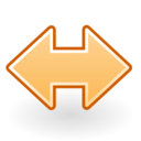 Object flip horizontal icon