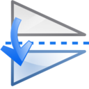 Object flip vertical icon