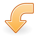 Object rotate left icon