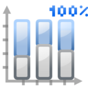 Office chart bar percentage icon