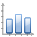 Office chart bar icon