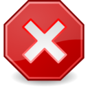 Process stop icon