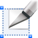 Transform crop and resize icon