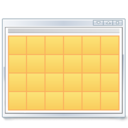 View calendar month icon