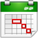 View calendar timeline icon