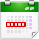 View calendar workweek icon