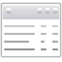 View list text icon