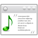 View media lyrics icon