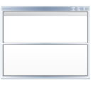 View split top bottom icon
