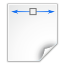 Zoom fit width icon