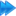 Arrow right double icon 16x16