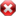 Mail delete icon 16x16