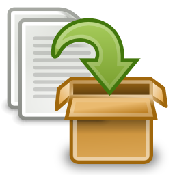 Archive insert icon 256x256