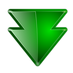 Arrow down double icon 256x256