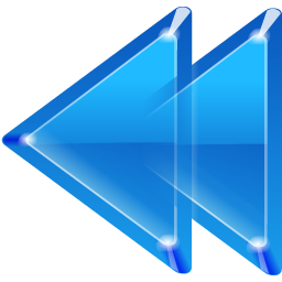 Arrow left double icon 256x256