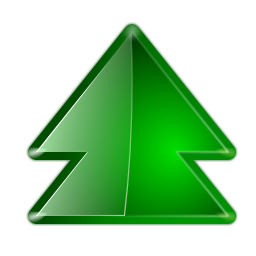 Arrow up double icon 256x256