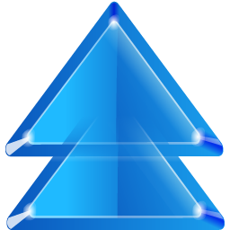 Arrow up double icon 256x256