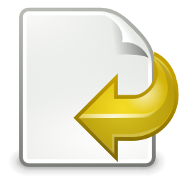 Document revert icon 256x256