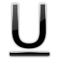 Format text underline icon 256x256