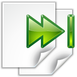 Go last view page icon 256x256