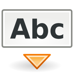 Insert text icon 256x256