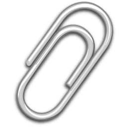Mail attach icon 256x256