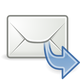 Mail forward icon 256x256