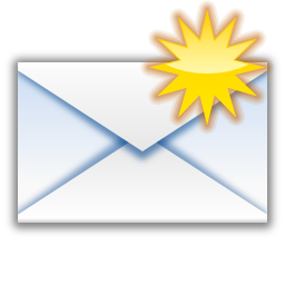 Mail mark unread new icon 256x256