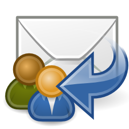 Mail reply all icon 256x256