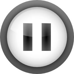 Media playback pause icon 256x256