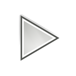 Media playback start icon 256x256