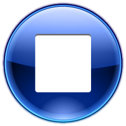 Media playback stop icon 256x256