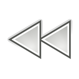 Media seek backward icon 256x256
