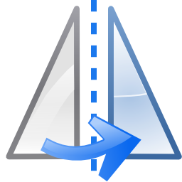 Object flip horizontal icon 256x256