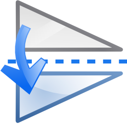 Object flip vertical icon 256x256