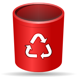 Trash empty icon 256x256