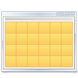 View calendar month icon 256x256