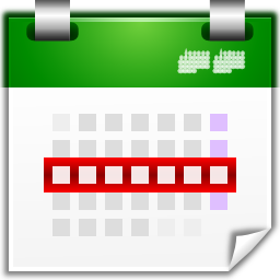 View calendar week icon 256x256